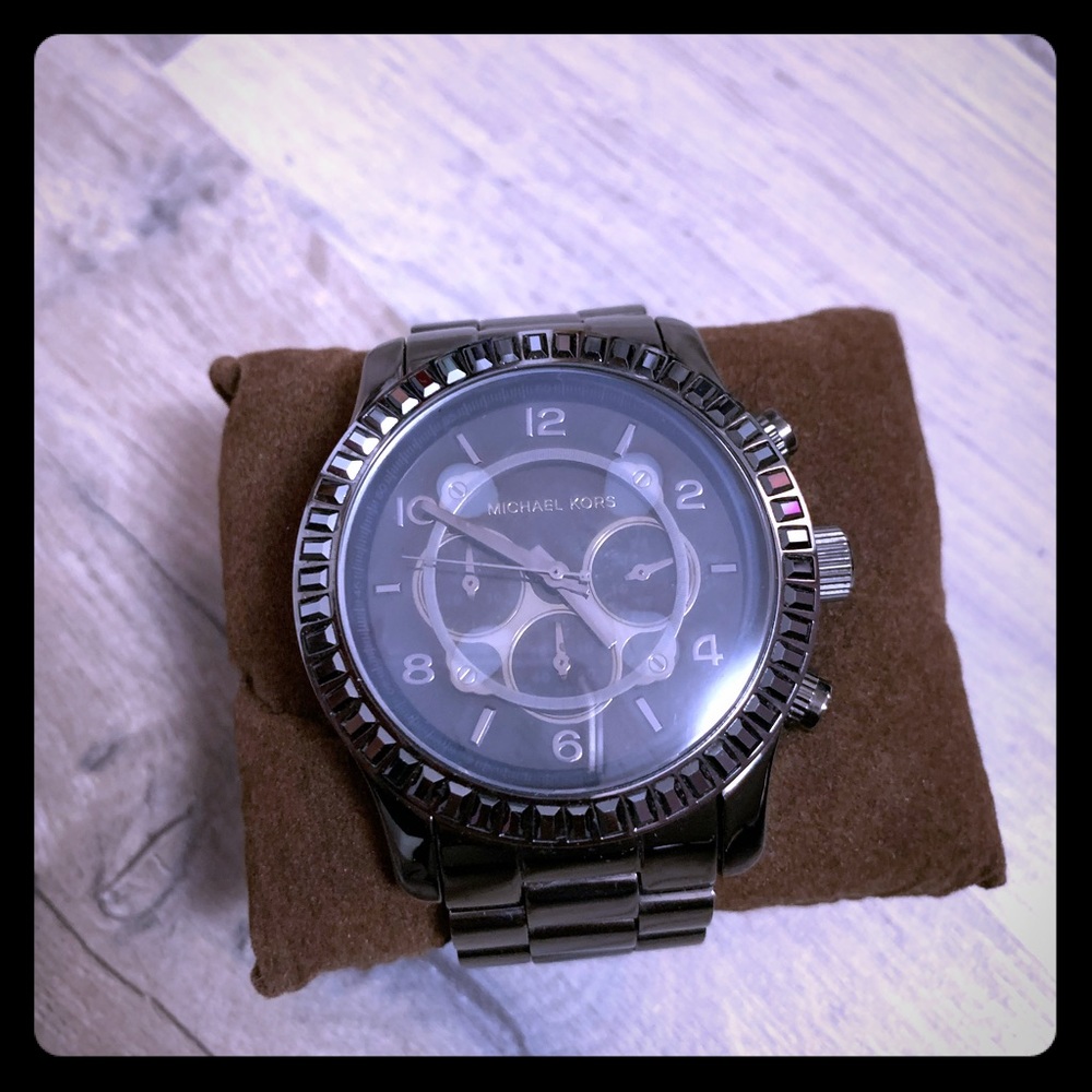 Michael Kors Gun Metal Watch